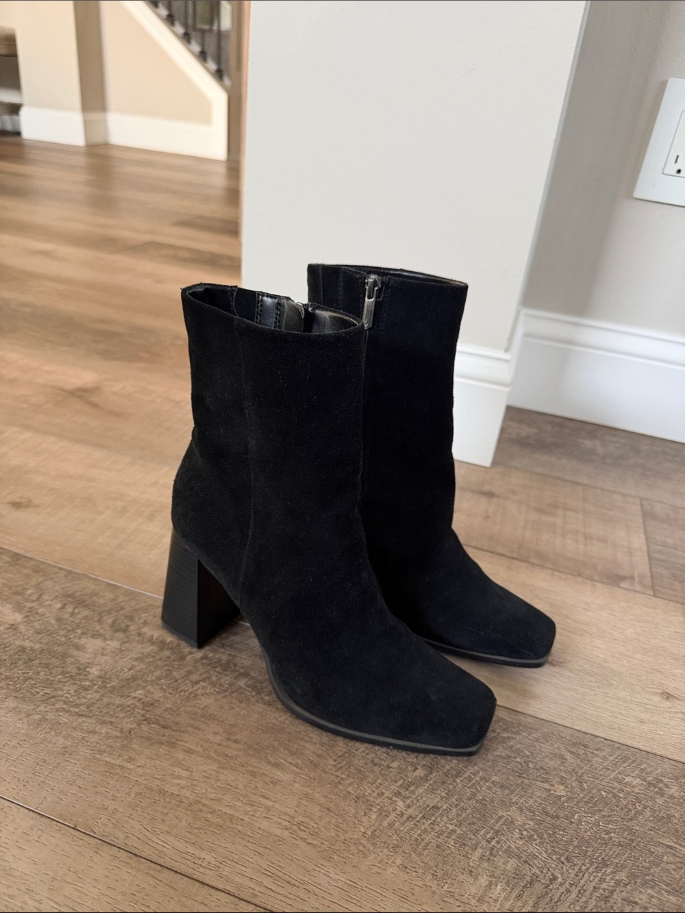 Sam Edelman black suede bootie Ivette